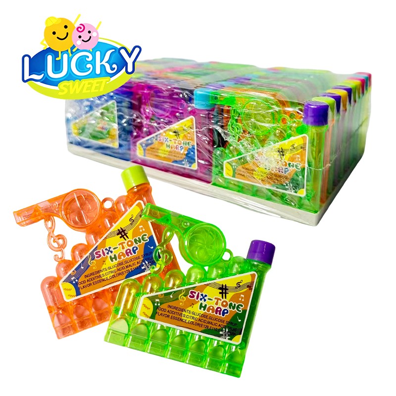 six tone harp candy toy