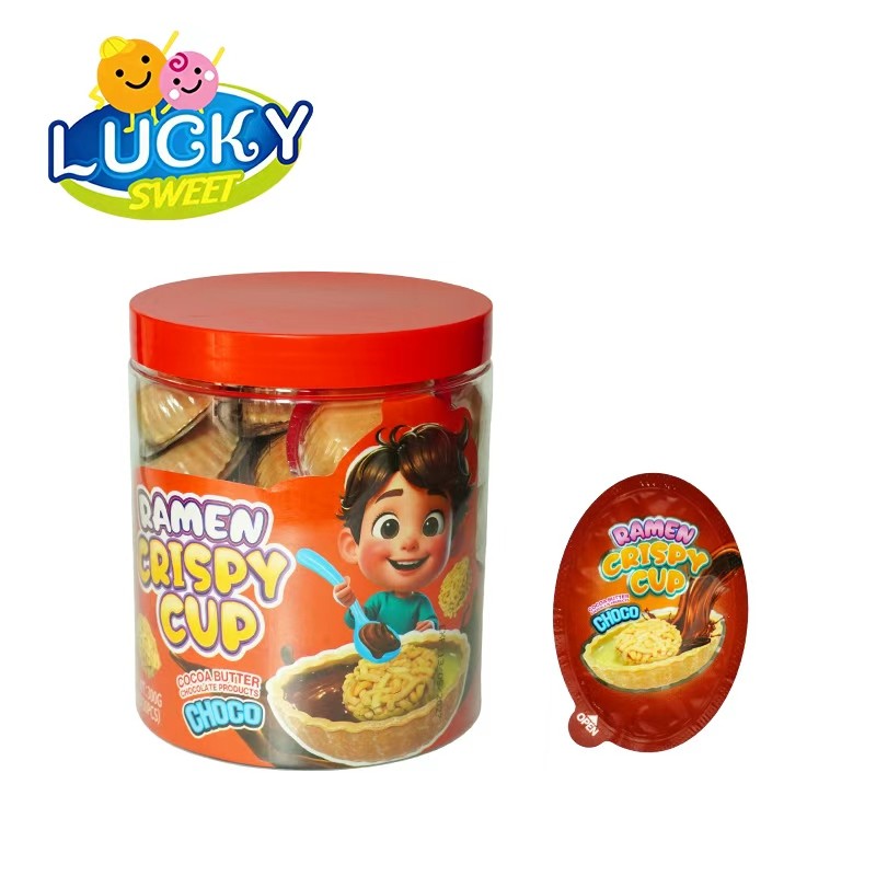 News of crispy instant noodle with Choco