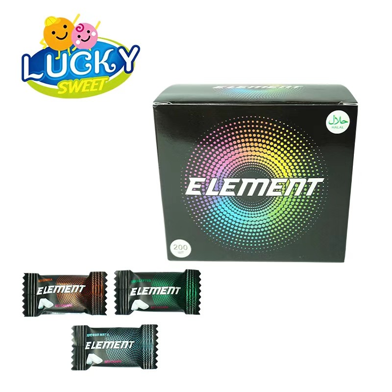 mint bubble gum box packing