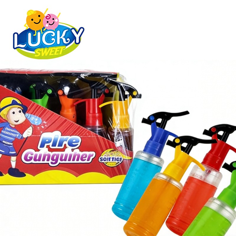 Fire extinguisher nozzle spray