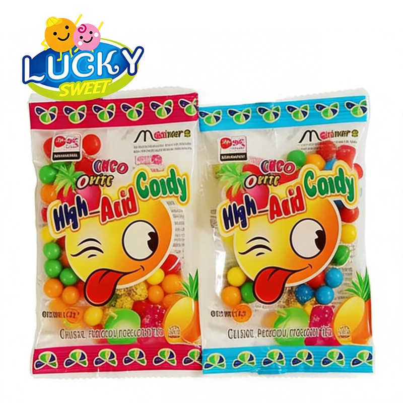 Colorful Bean Puffed Candy