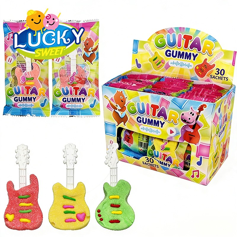 Marshmallow electric guitar