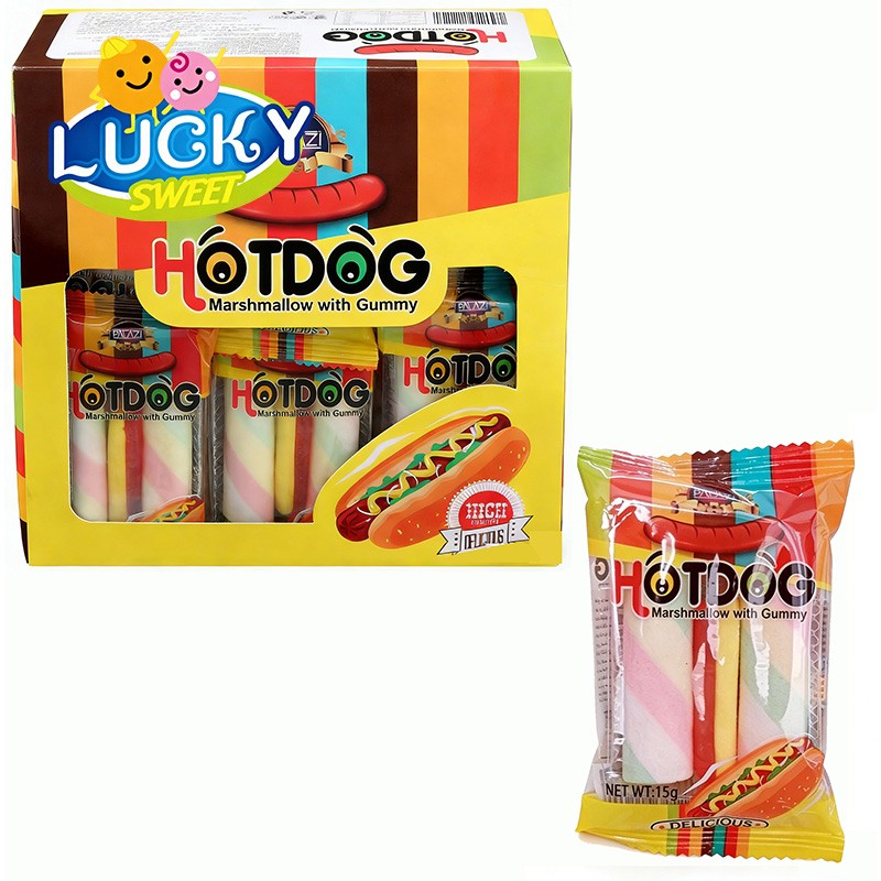 Marshmallow hot dog filling