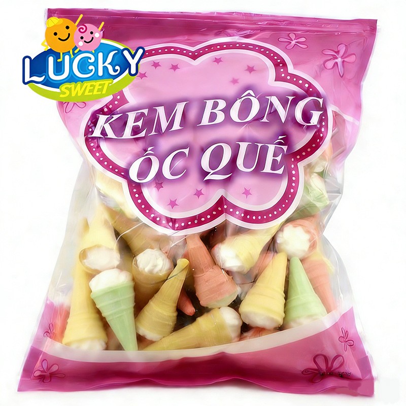 Marshmallow Ice Cream Cone