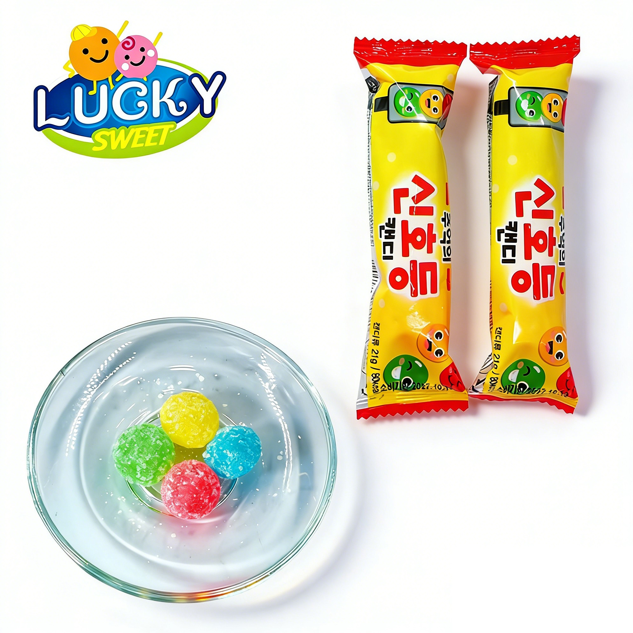 Korean hard candy traffic candy fruit candy