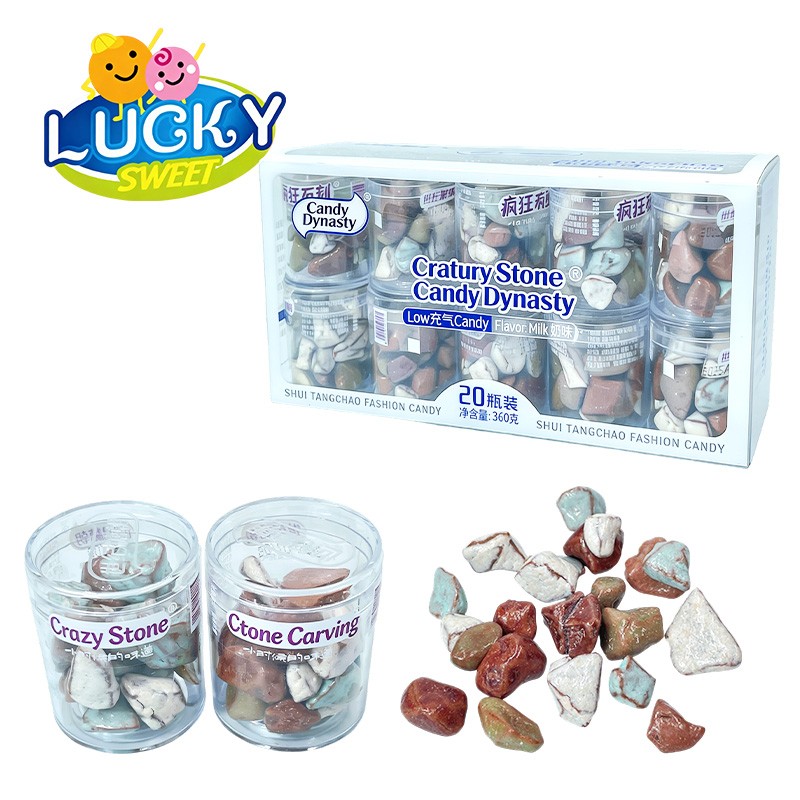 Chocolate taste stone candy 