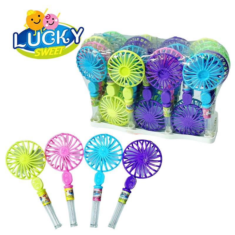Fan toy candy press candy