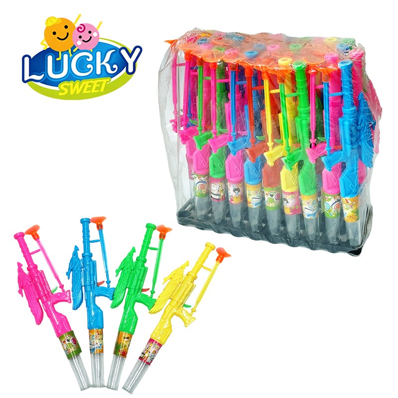 Long gun toy candy press candy