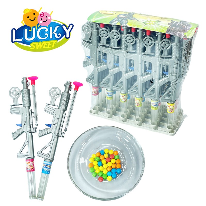 Silver Long Gun Toy Candy