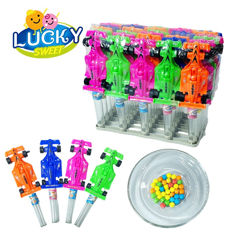 Four-wheel drive toy candy press candy