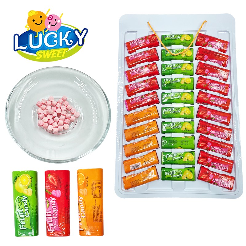 Large Fruit Flavored Compressed Candy