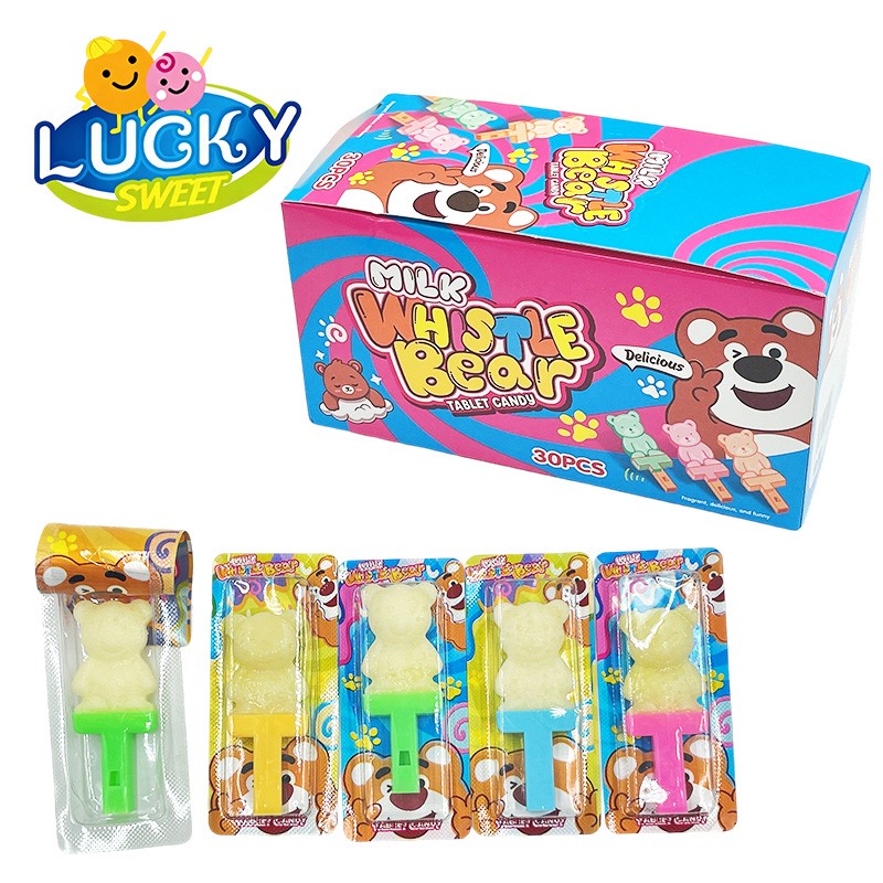 Bear-shaped compressed candy