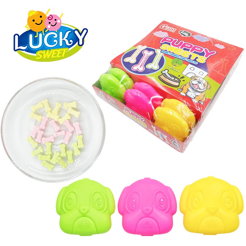 Dog bone compressed candy