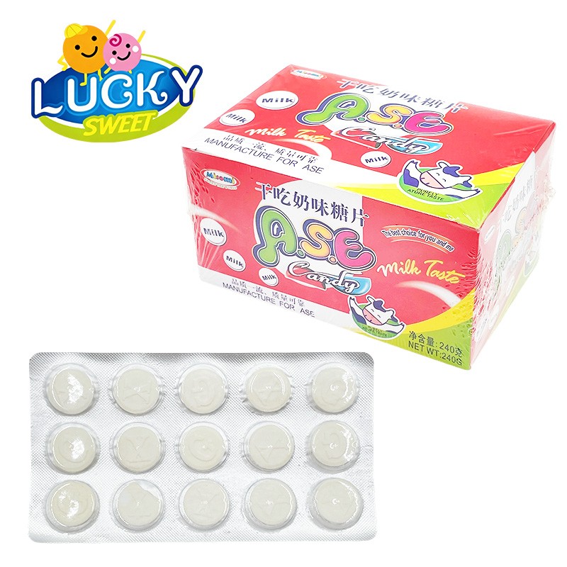 Dry milk candy