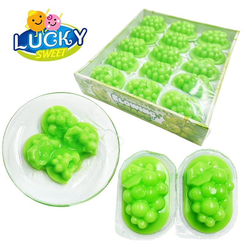 Green Grape jelly cup liquid jam jelly