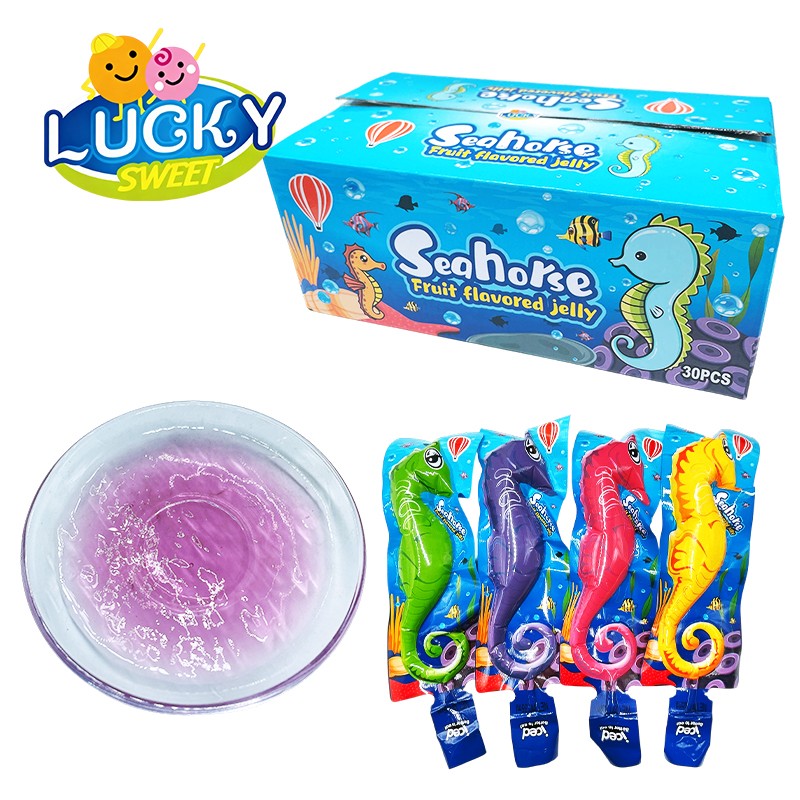 Seahorse jelly fruit flavored jelly