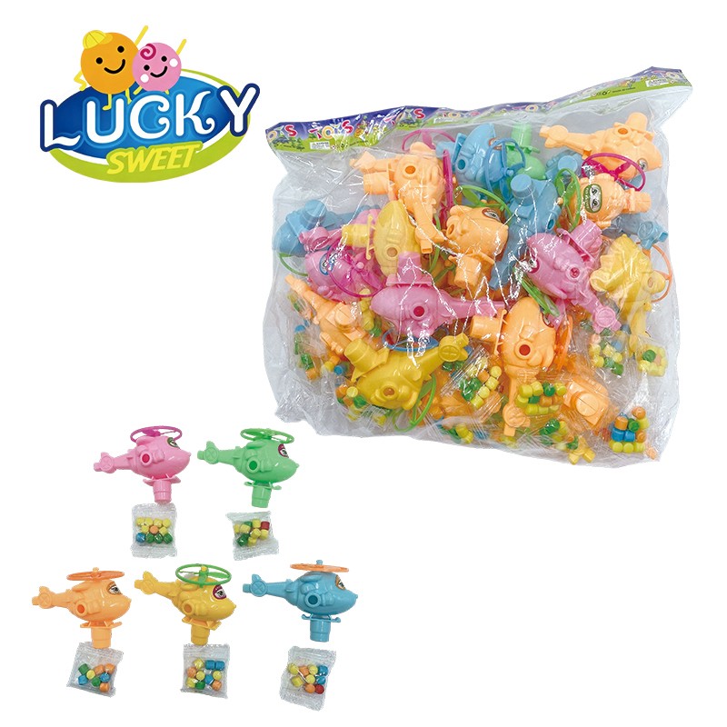 Helicopter toy candy