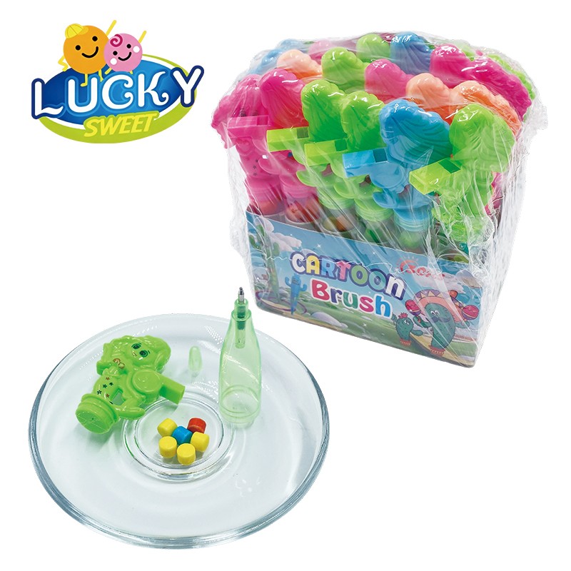 Cartoon toy whistle-shaped pressed candy pens