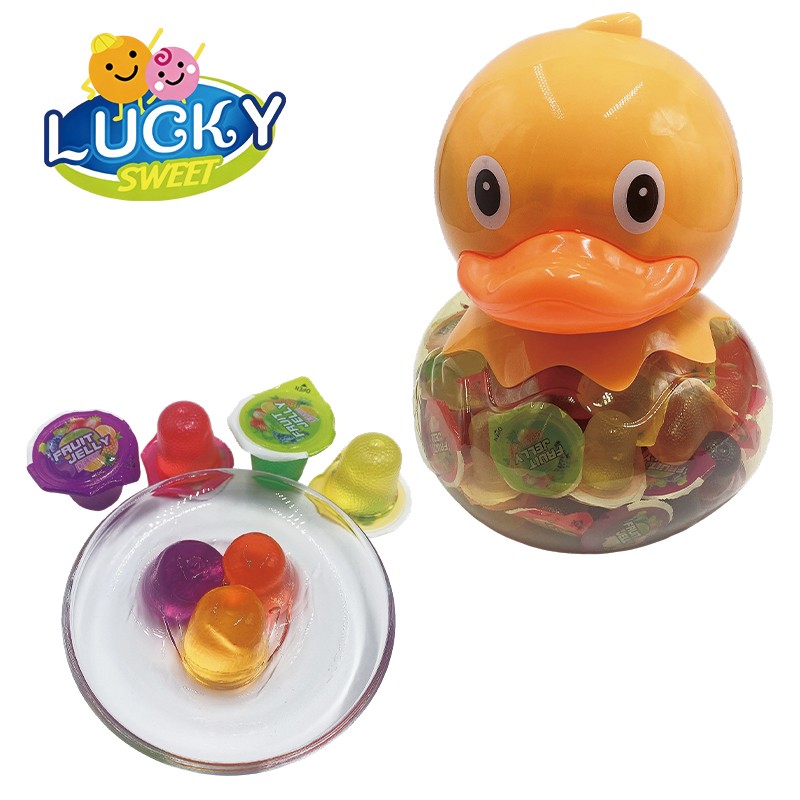 Duck-shaped bottle jelly