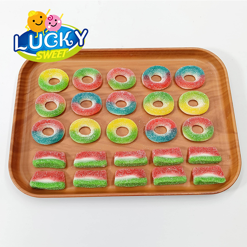 Donut & watermelon-shaped  Sour gummies (图1)