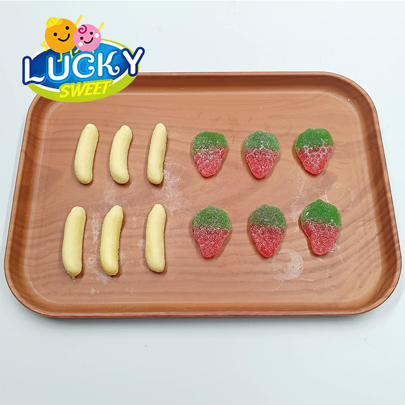 Banana & strawberry-shaped gummies(图1)