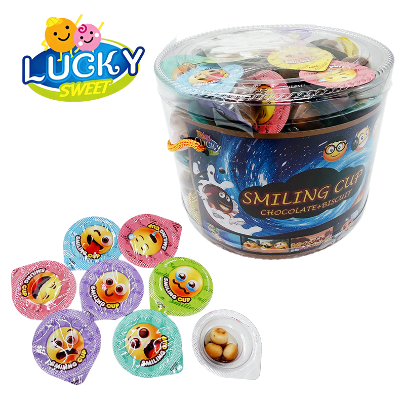 smile chocolate cup