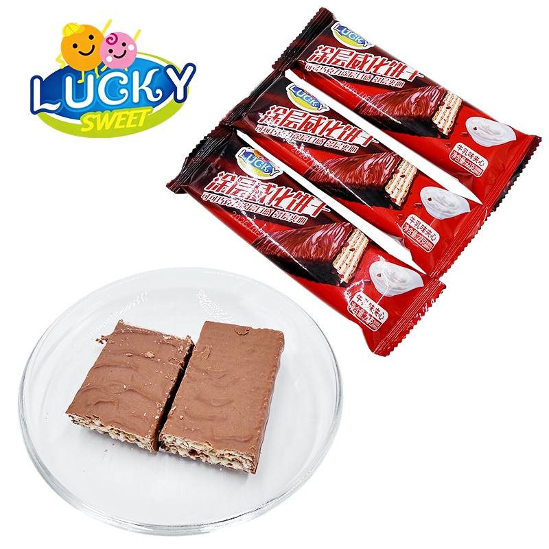 Coated wafer biscuits