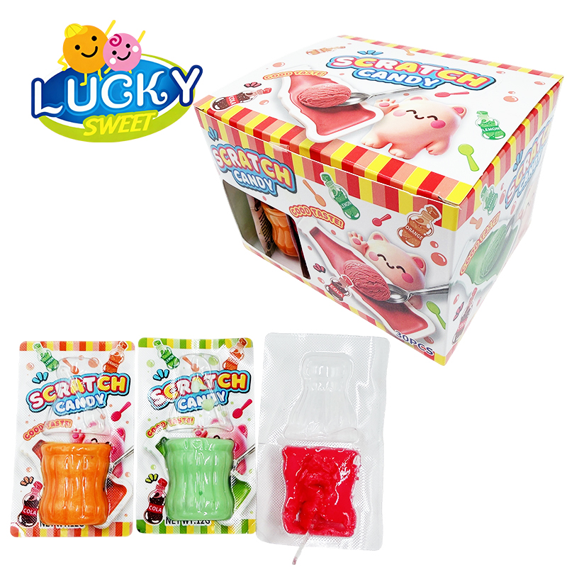 Cola-flavored powdered candy