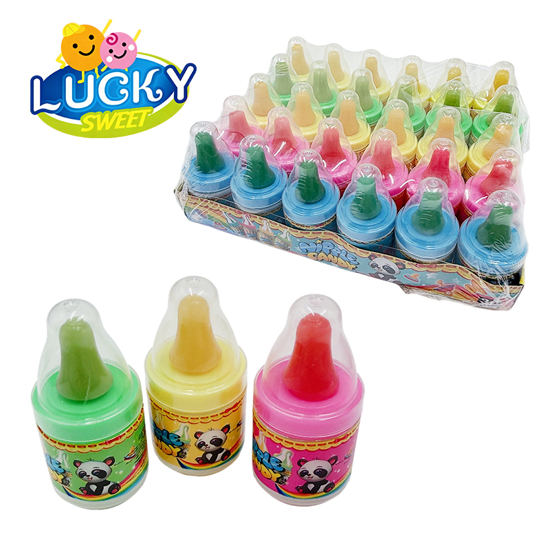 Nipple-shaped candy hard candy wth sweet